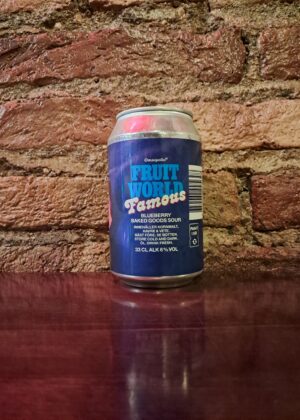 Omnipollo  Fruit World Famous Blueberry Baked Goods Pastry Sour, 6% (300ml) - BrewFellas